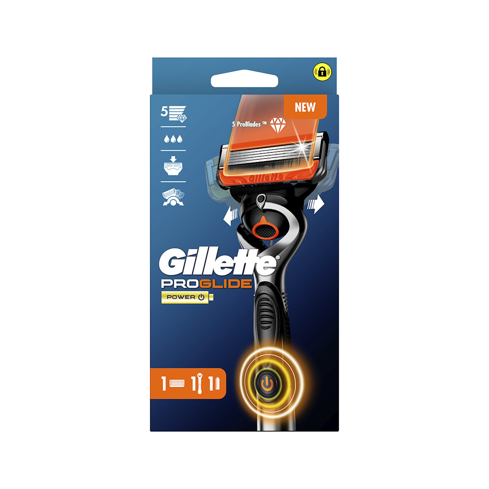 Maquinilla fusion power flex GILLETTE 1 ud