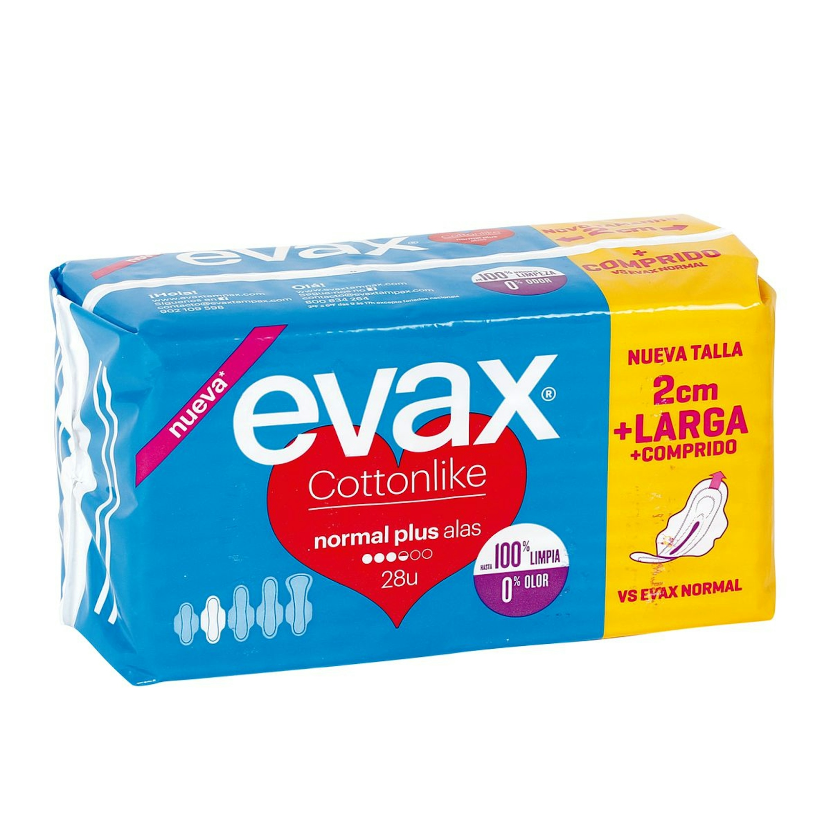 Compresa normal Plus EVAX 28 uds