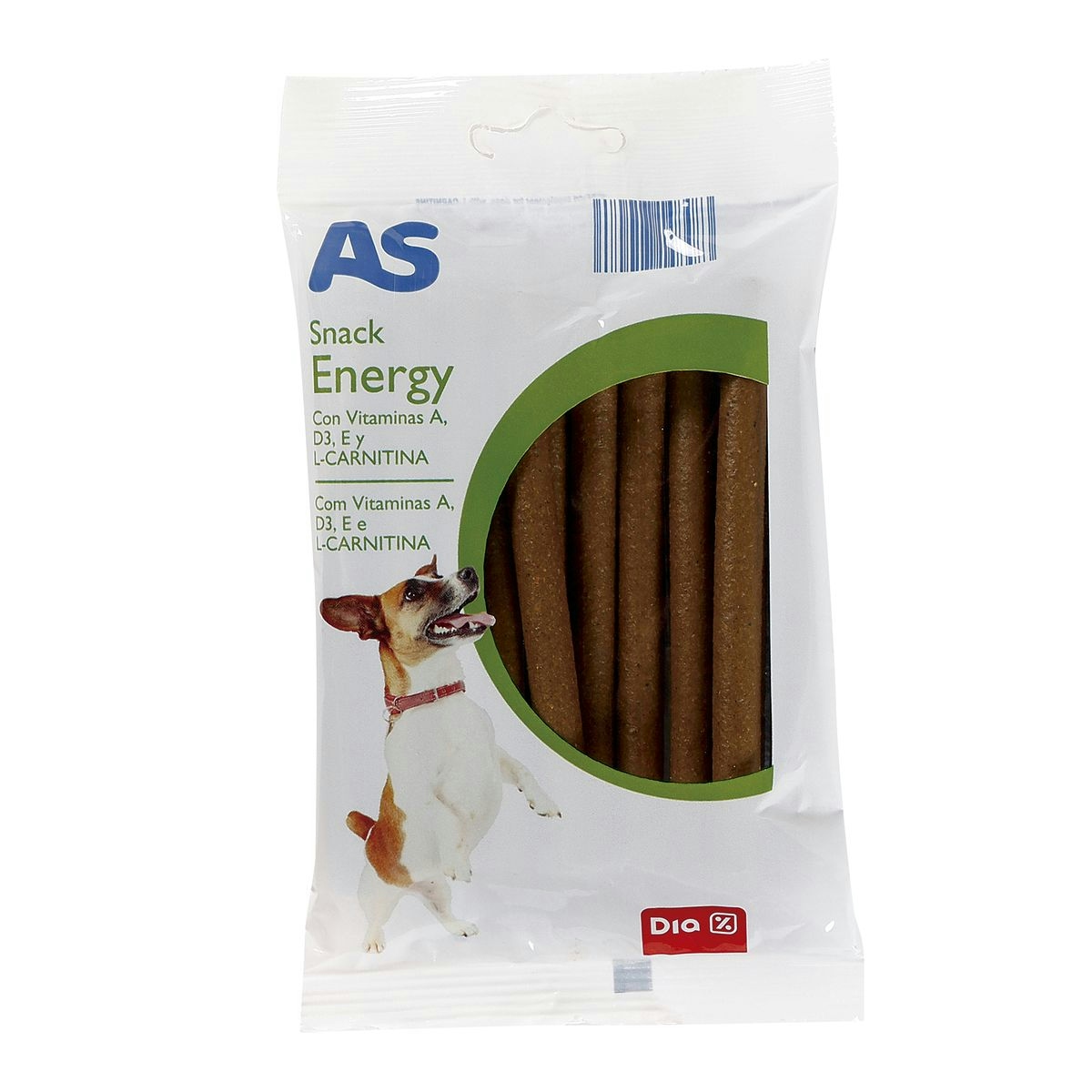 Snack para perros AS energy con vitaminas y L- carnitina 150 gr