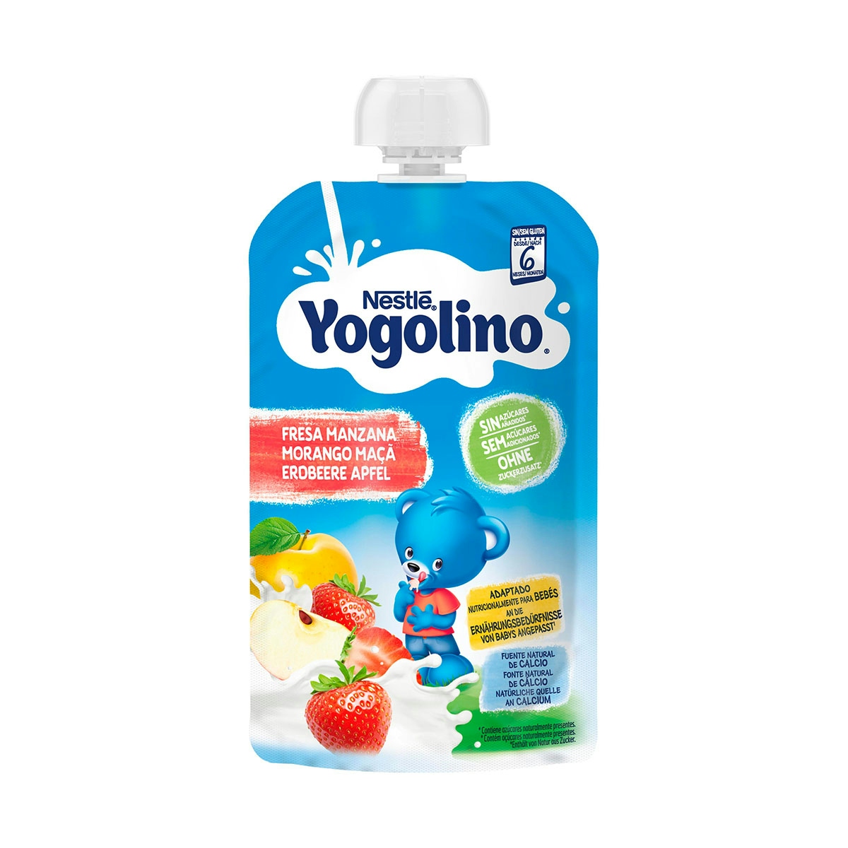 Bolsita Yogolino Fresa Manzana Nestlé 100 Gr Bolsita Yogolino Fresa Manzana Nestlé 100 Gr 0