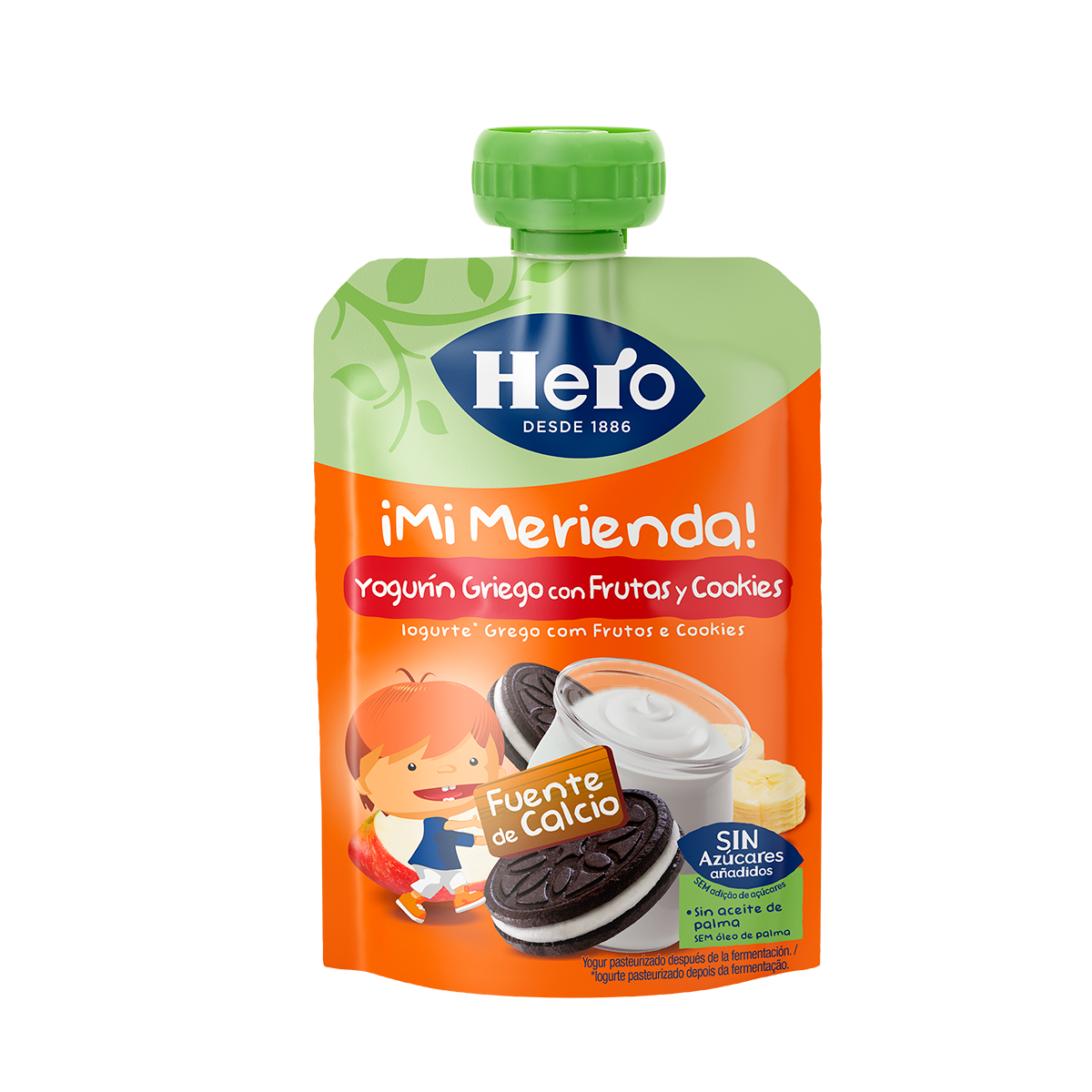Imagen de Bolsita Yogurín, Frutas Y Galletas Hero 100 Gr