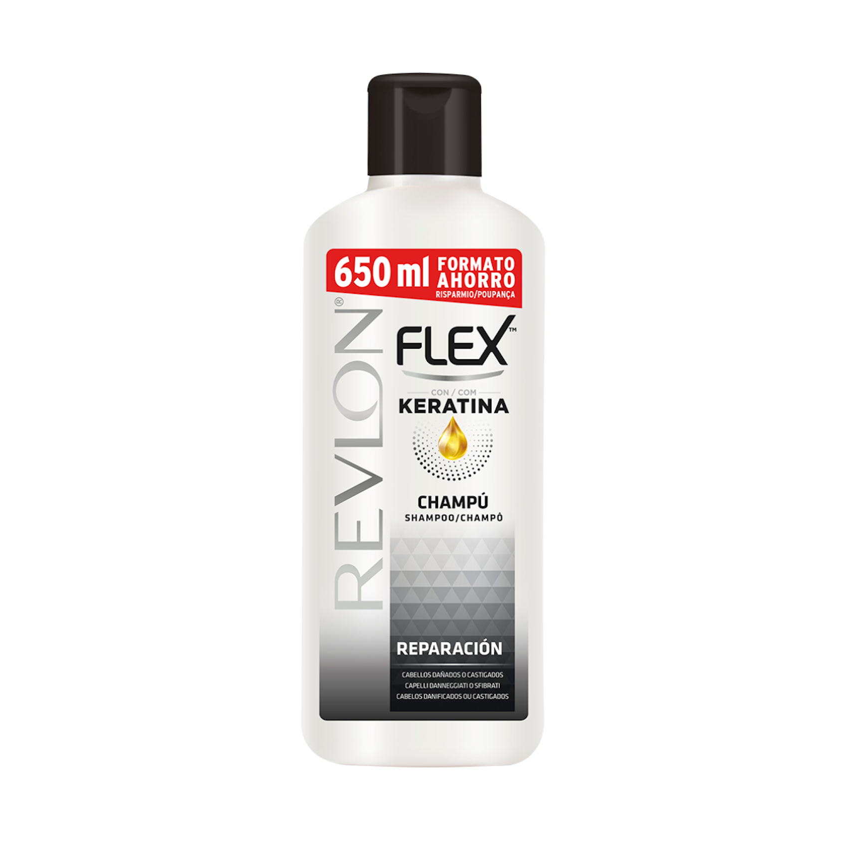 Champú reparación FLEX cabellos dañados 650 ml