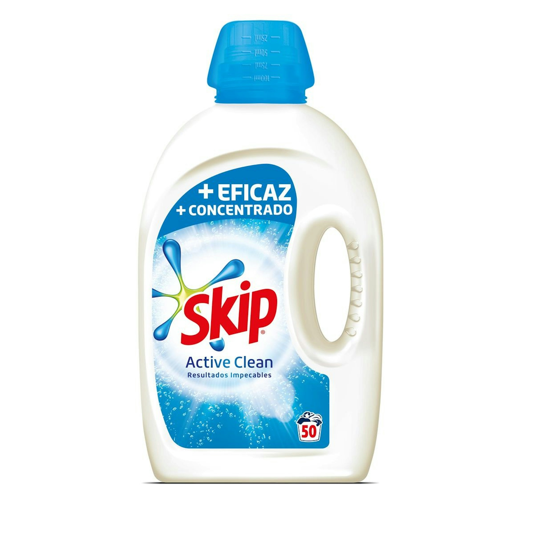 Detergente máquina SKIP líquido botella 50 lv
