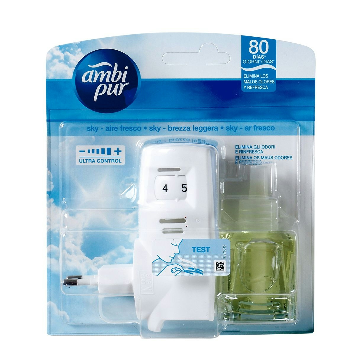 Ambientador eléctrico AMBI PUR aroma aire fresco aparato + recambio 1 ud