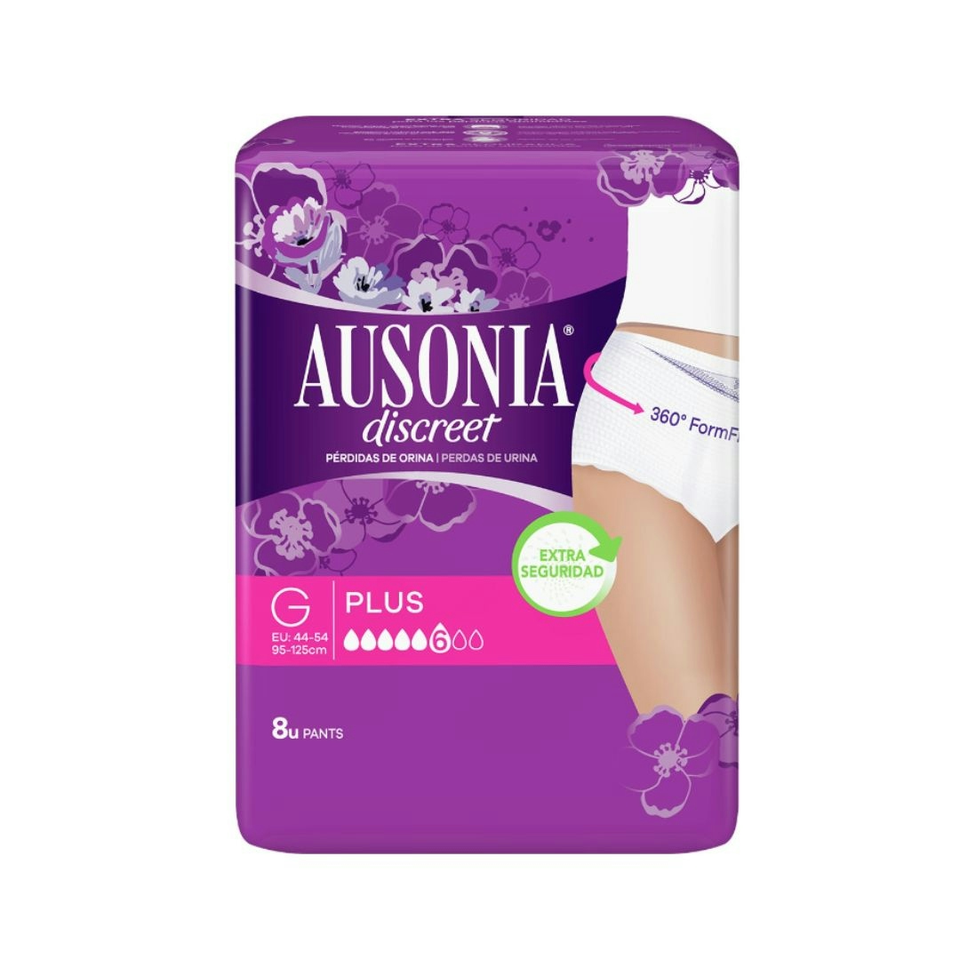 Pants de incontinencia AUSONIA plus talla Grande paquete 8 uds