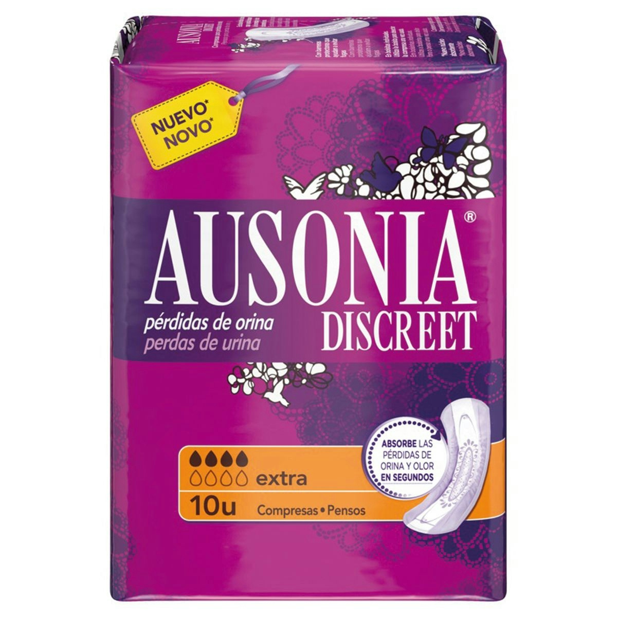 Compresas de incontinencia AUSONIA extra paquete 10 uds