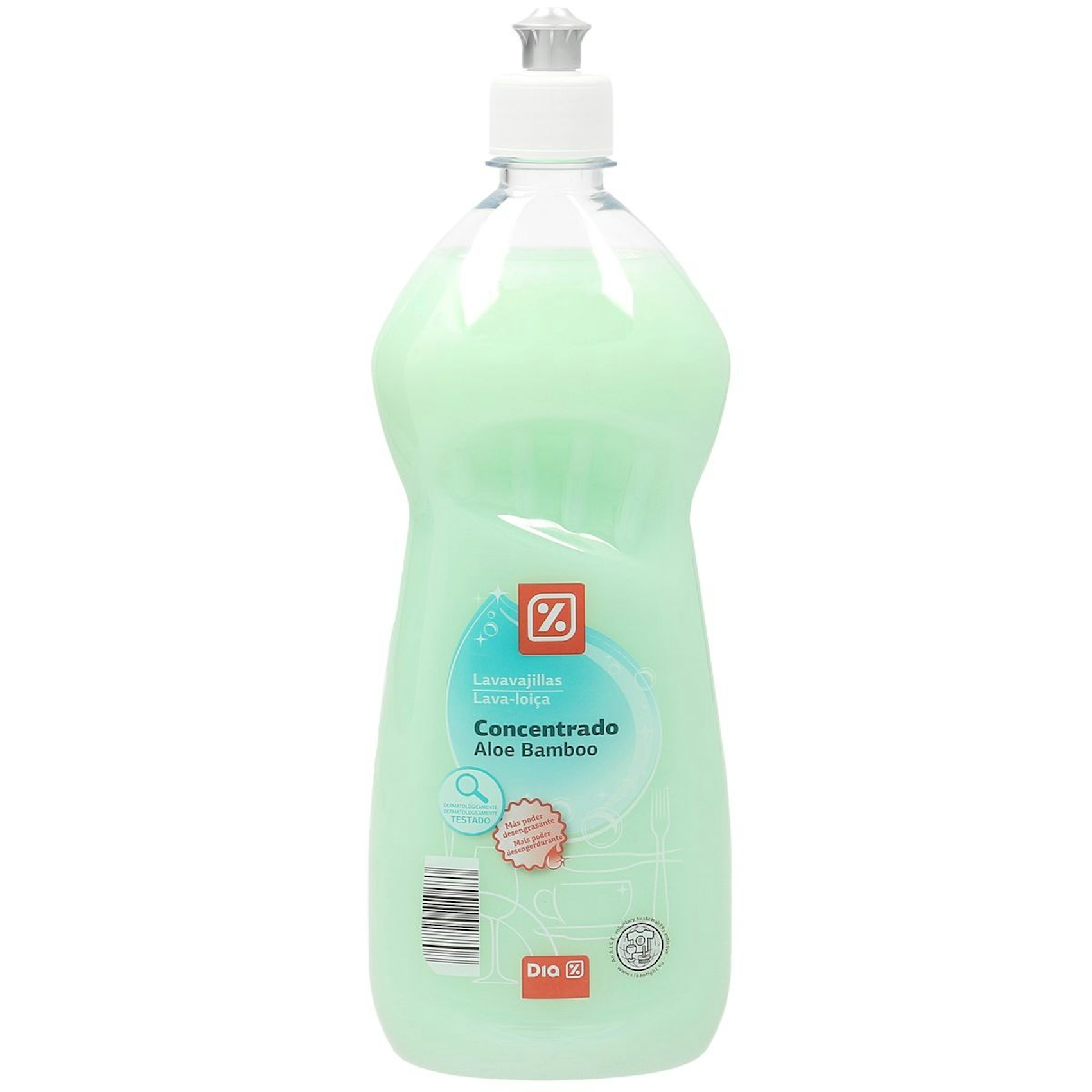 Lavavajillas mano DIA concentrado aloe bamboo botella 1 lt 0