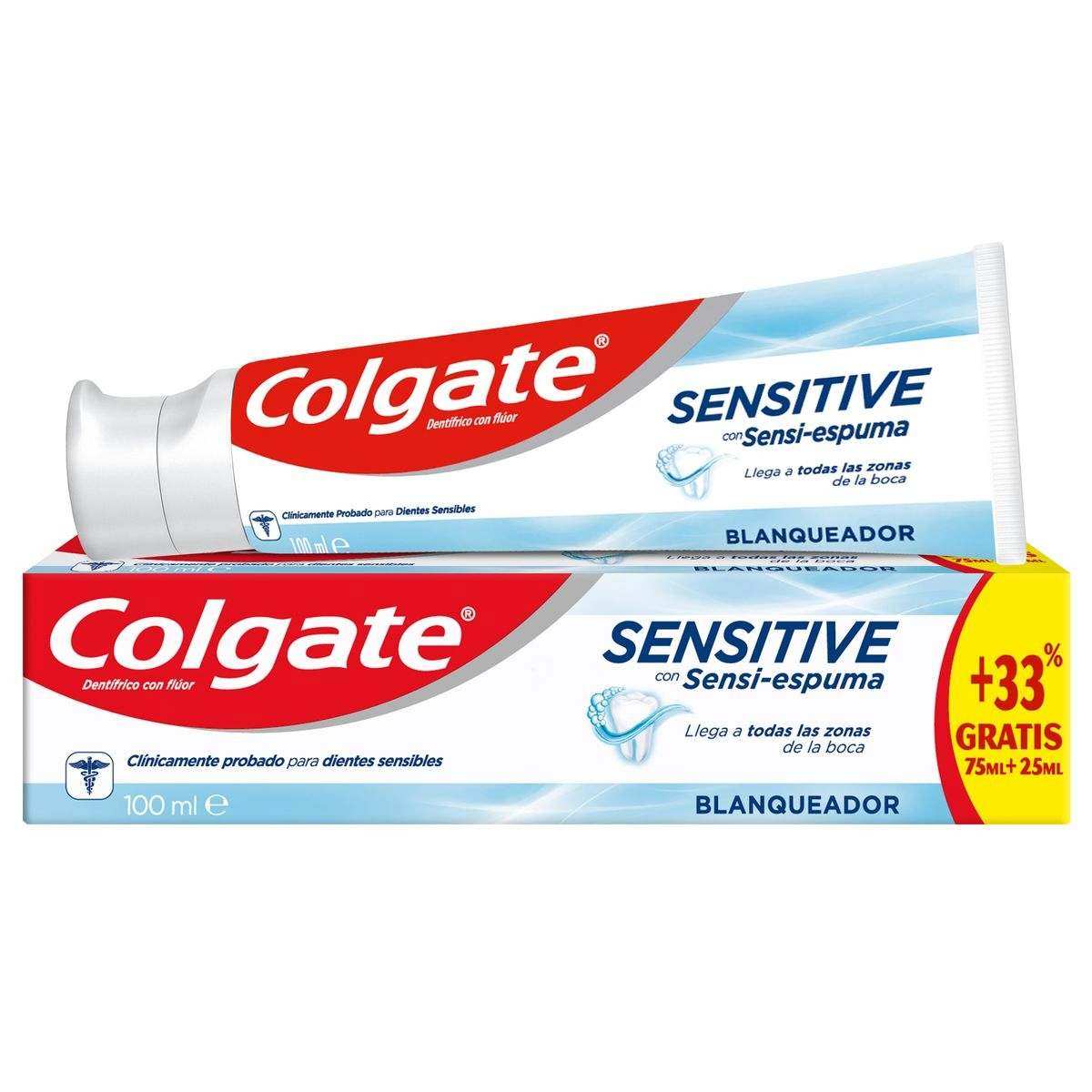 Pasta dentífrica COLGATE sensitive blanqueador tubo 75 ml