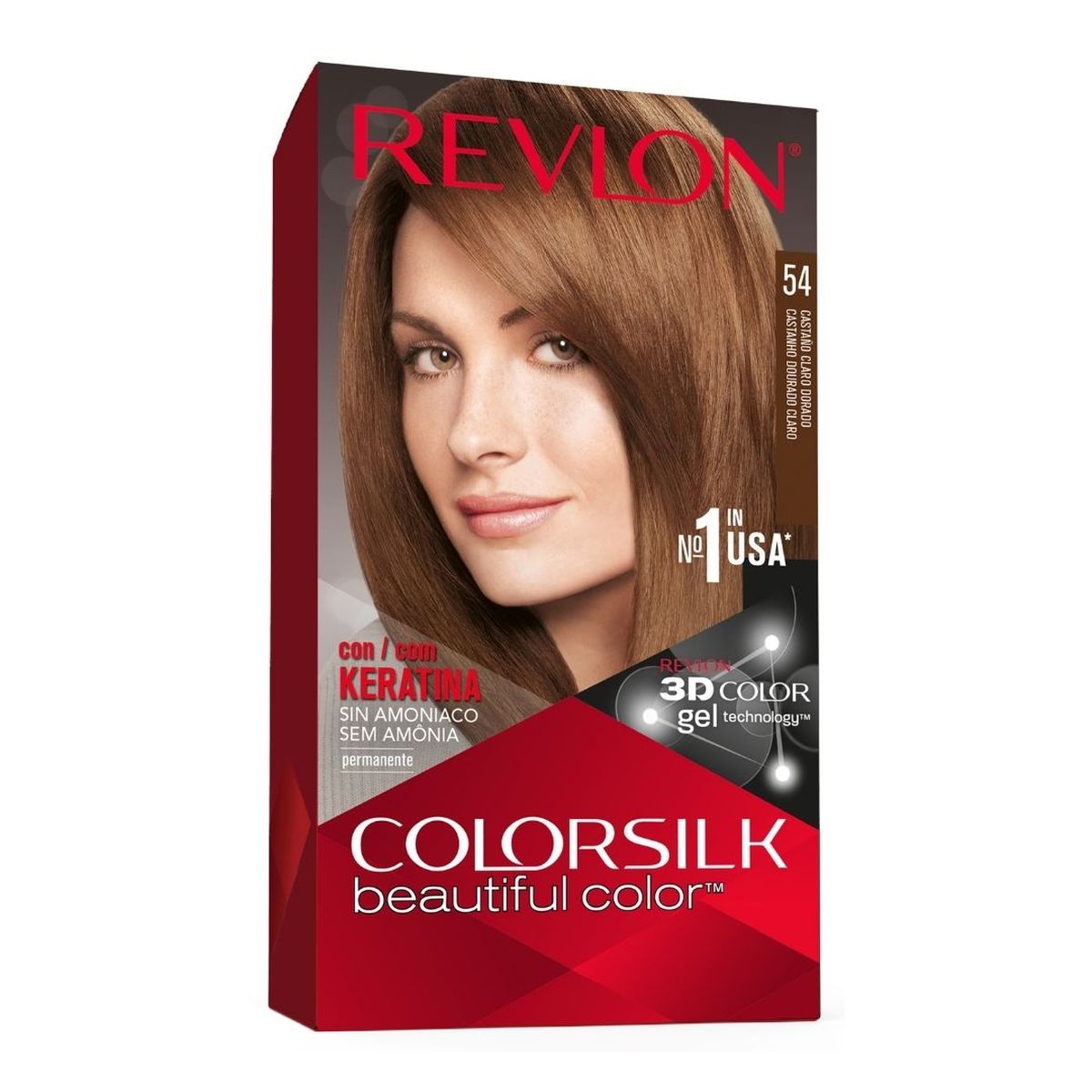 Tinte Castaño Claro Dorado Nº 54 COLORSILK 1 UD