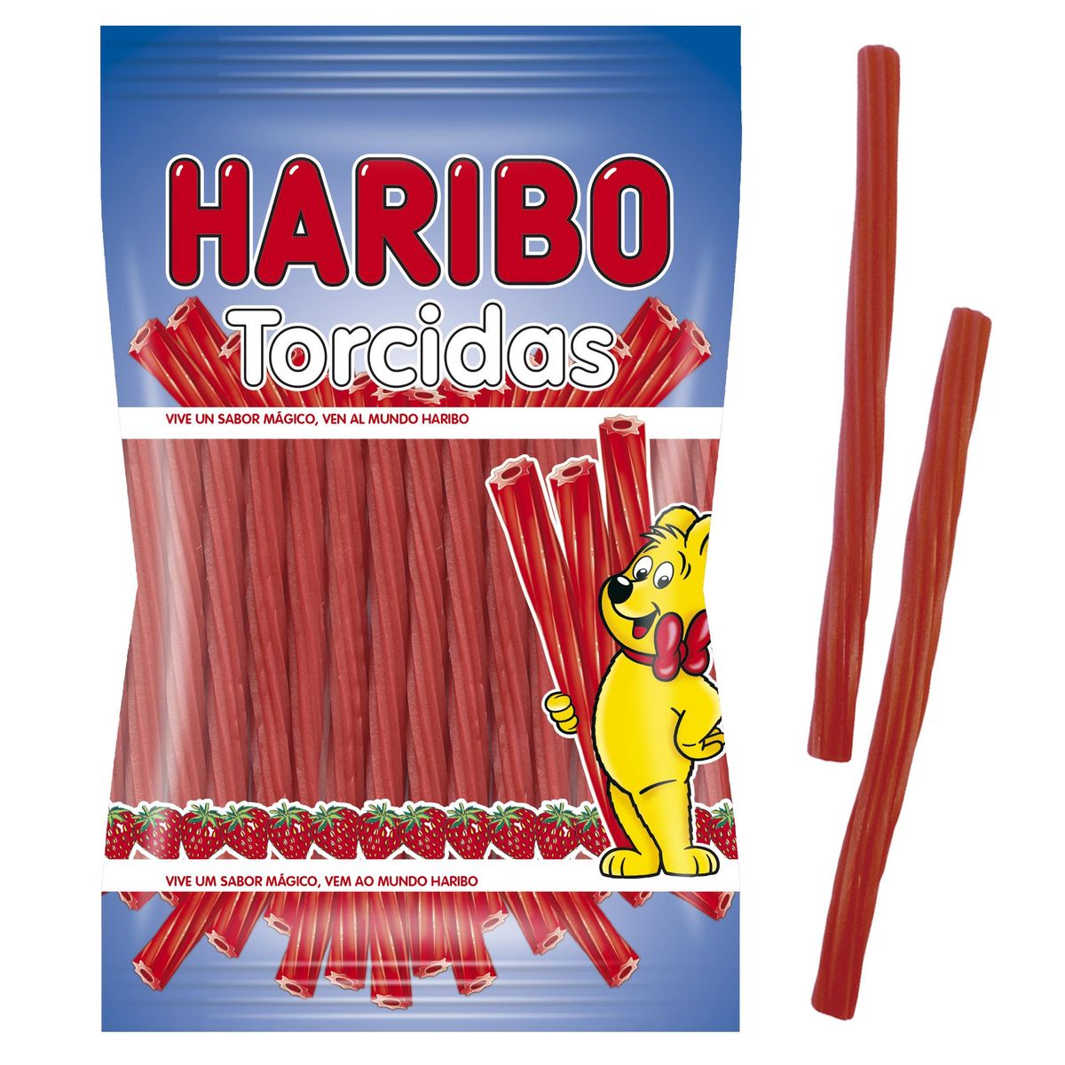 Imagen de Torcidas Fresa Haribo 175 Gr