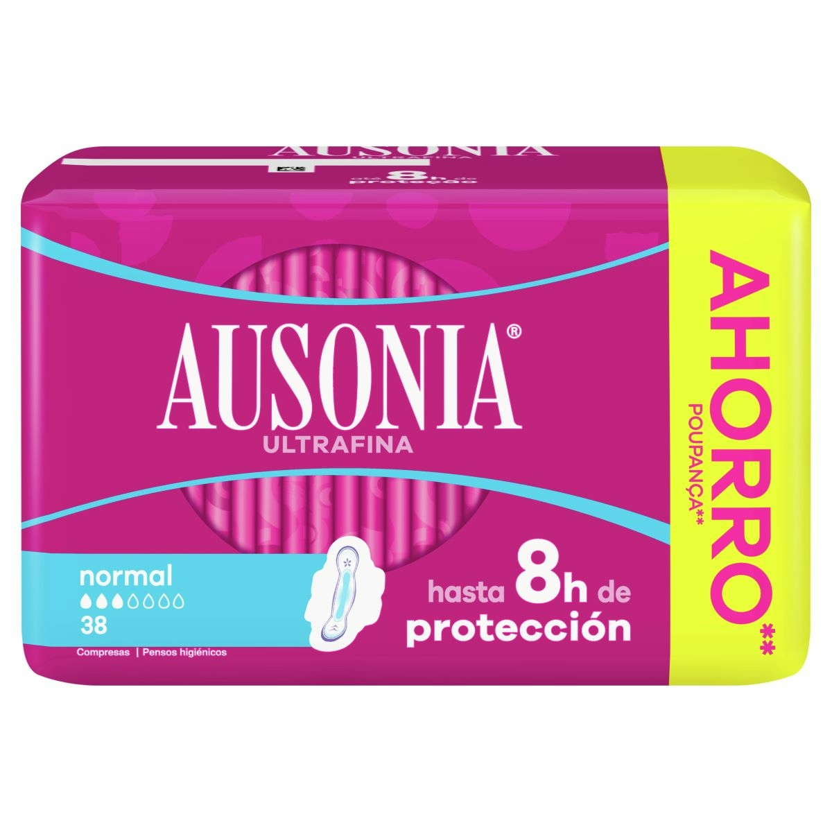 Compresa Ultrafina Normal Alas Ausonia 38 Uds