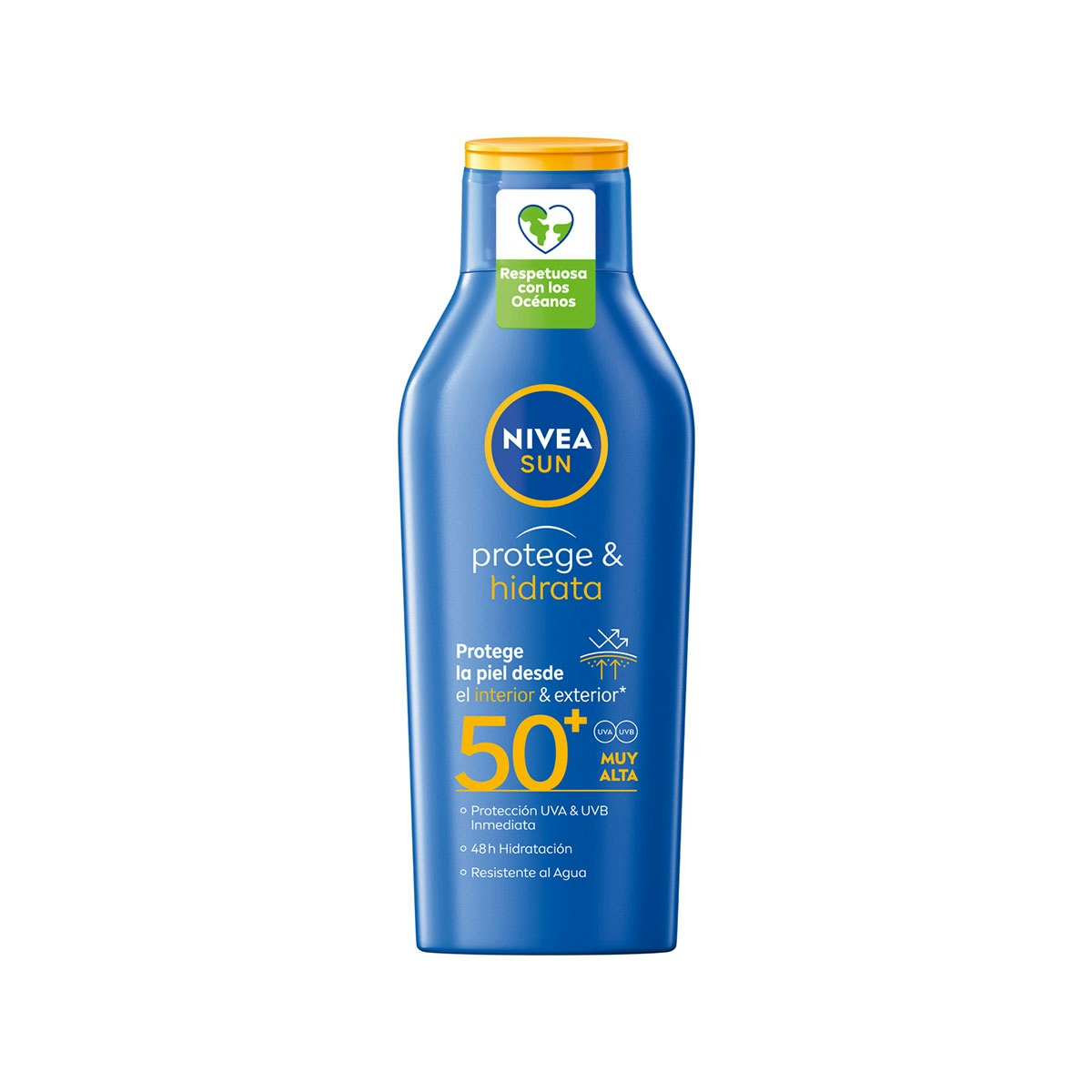 NIVEA Sun leche solar protege&hidrata spf 50+ bote 400 ml