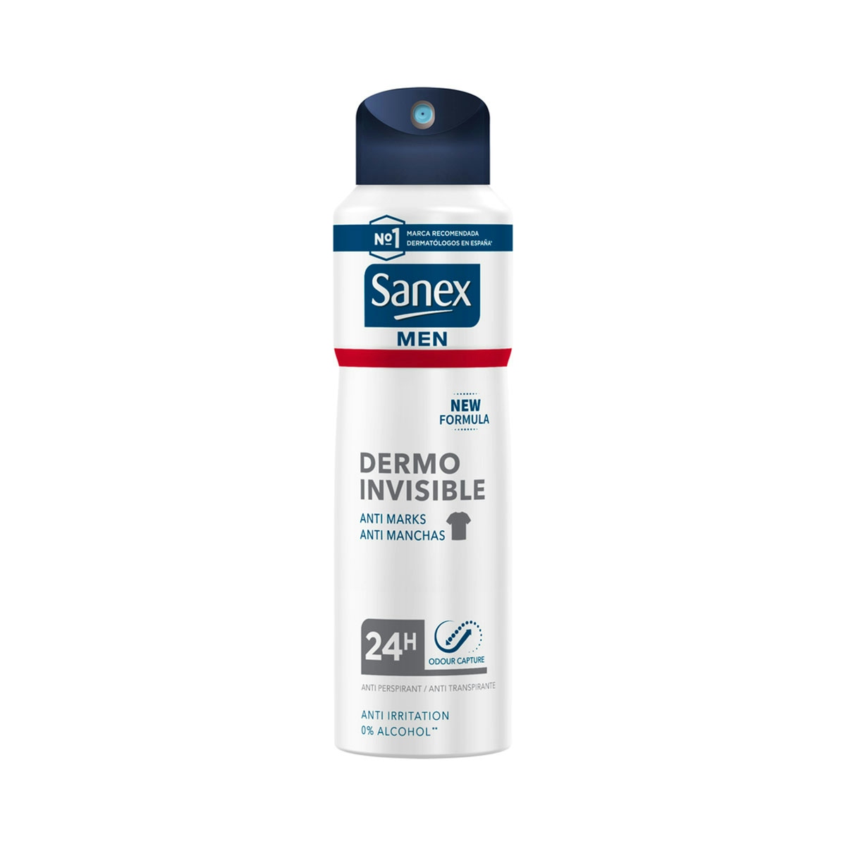 Desodorante spray para hombre Sanex Men Dermo Invisible 24h 200ml