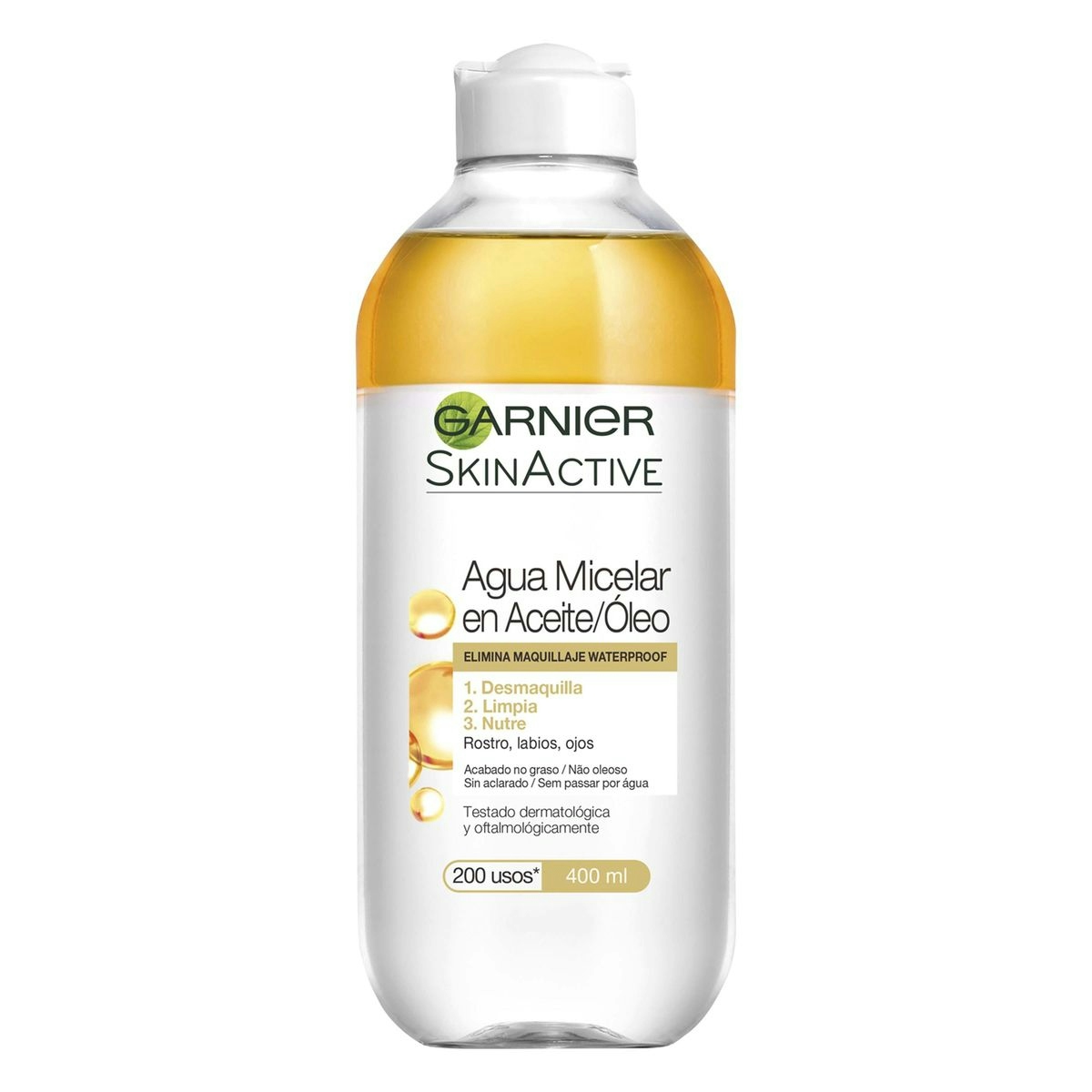 Agua Micelar Garnier En Aceite 400Ml Agua Micelar Garnier En Aceite 400Ml 0