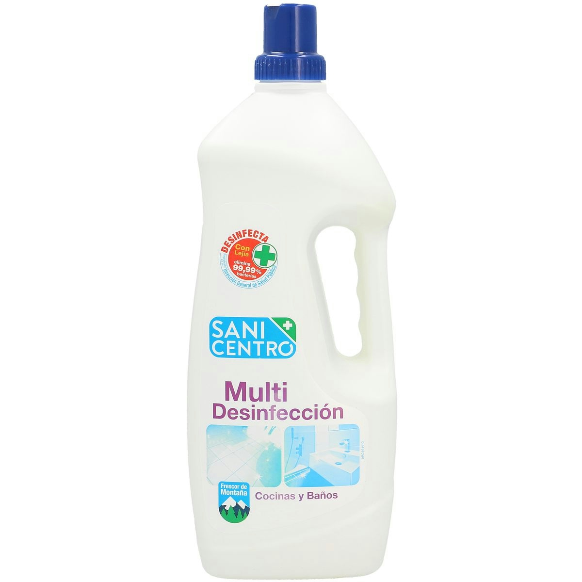 Limpiador desinfectante SANICENTRO multi botella 2 lt