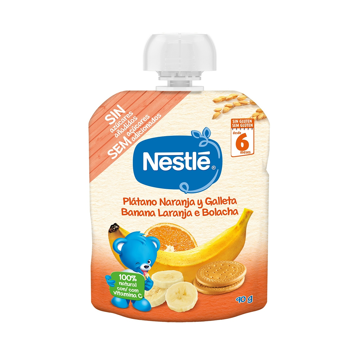 Bolsita Plátano, Naranja Y Galleta Nestlé 90 Gr Bolsita Plátano, Naranja Y Galleta Nestlé 90 Gr 0