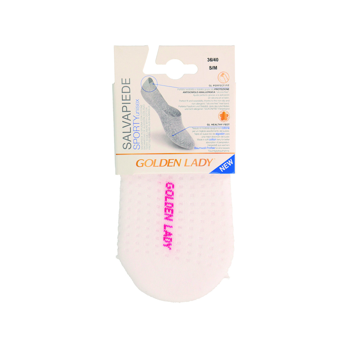 Imagen de Calcetines Deporty Blanco Golden Lady