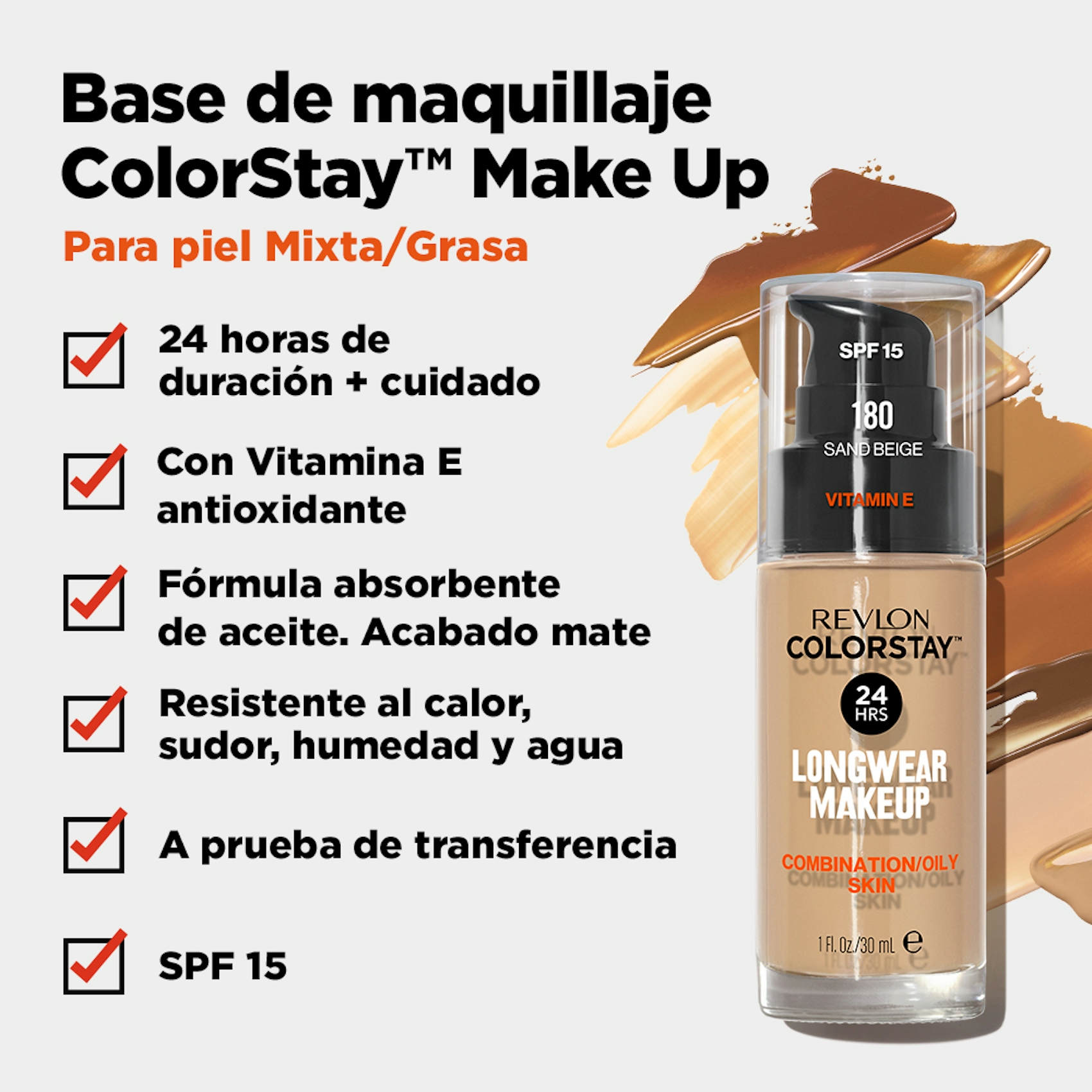 Base De Maquillaje Longwear Make Up Revlon