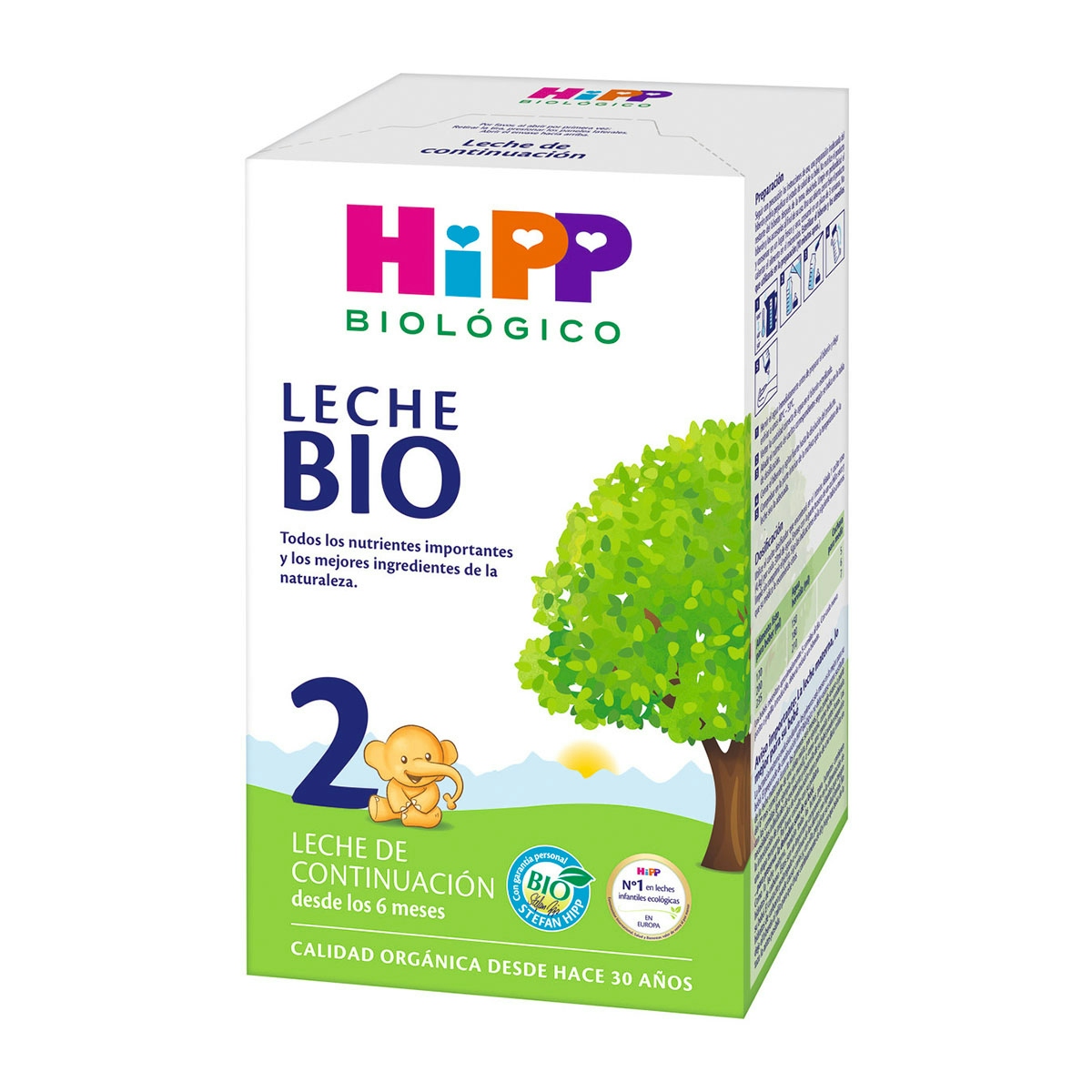Leche de crecimiento 2 HIPP Bio 600 gr