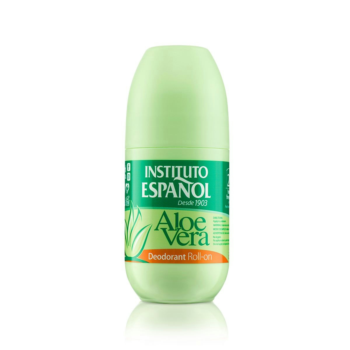Desodorante aloe vera INSTITUTO ESPAÑOL roll on 75 ml