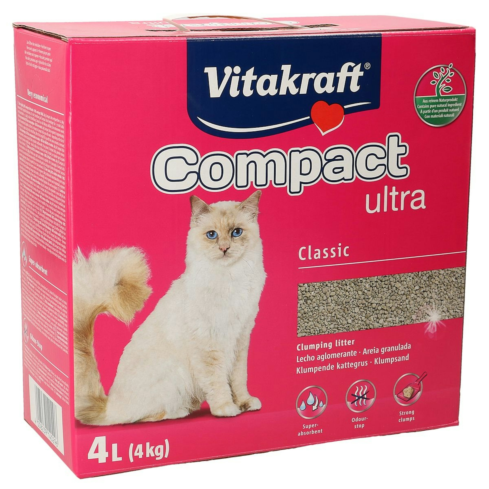 Arena Gatos Vitakraft Ultra Compact Caja 4Kg