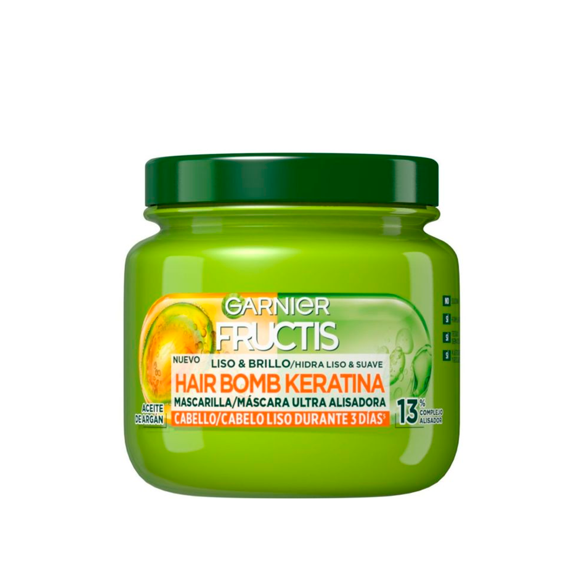 Imagen de Mascarilla Hair Bomb Keratina Liso & Brillo Fructis 300Ml