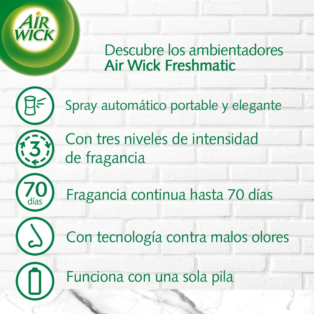 Ambientador Aire Fresco recambio AIR WICK 250 ml