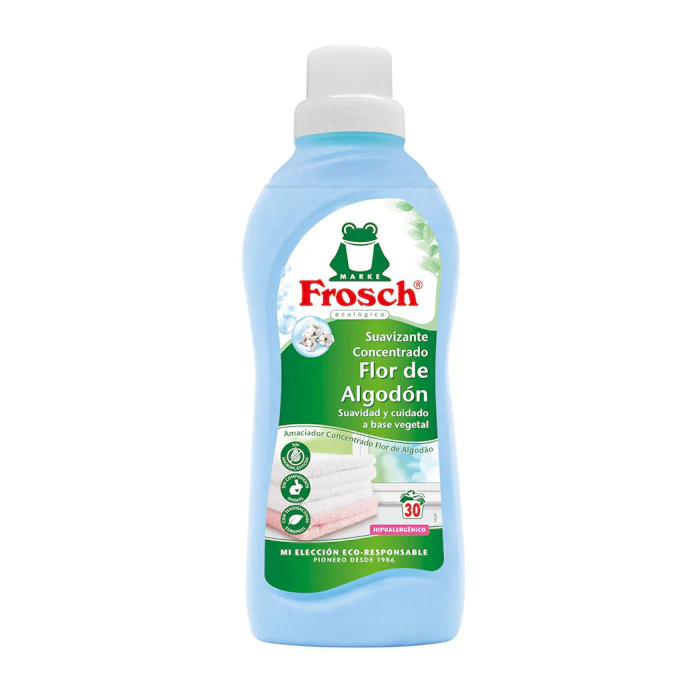 Suavizante Concentrado Frosch Flor De Algodón Botella 31 Lv