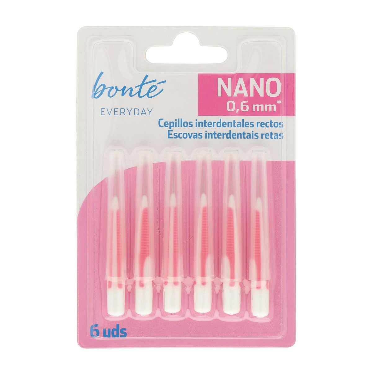 Cepillos Interdentales Rectos Bonté 6 Uds Cepillos Interdentales Rectos Bonté 6 Uds 0