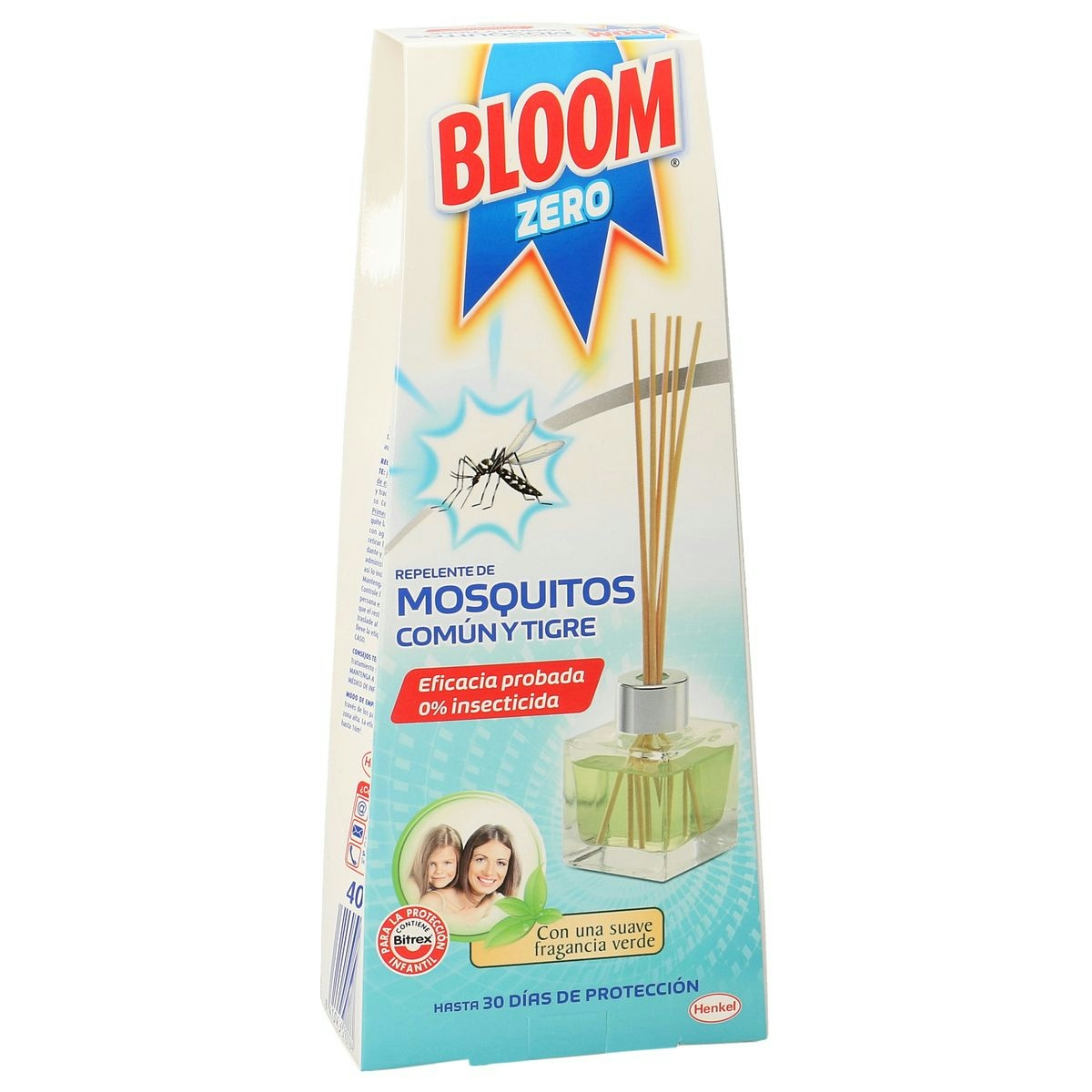 Repelente antimosquitos BLOOM Zero mikado spray 40 ml
