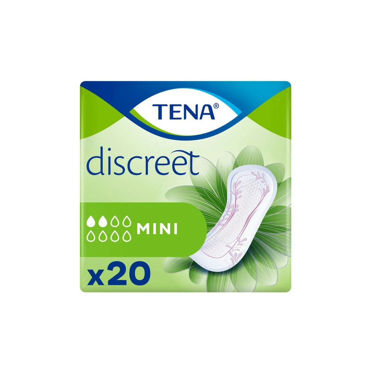 Imagen de Compresas Incontinencia Tena Discreet Mini 20 Uds