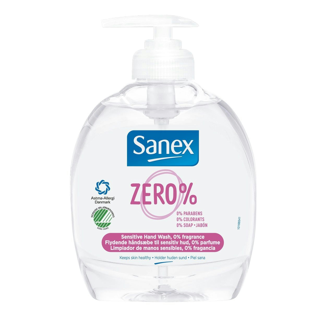 Jabón líquido de manos SANEX zero sensitive 250 ml