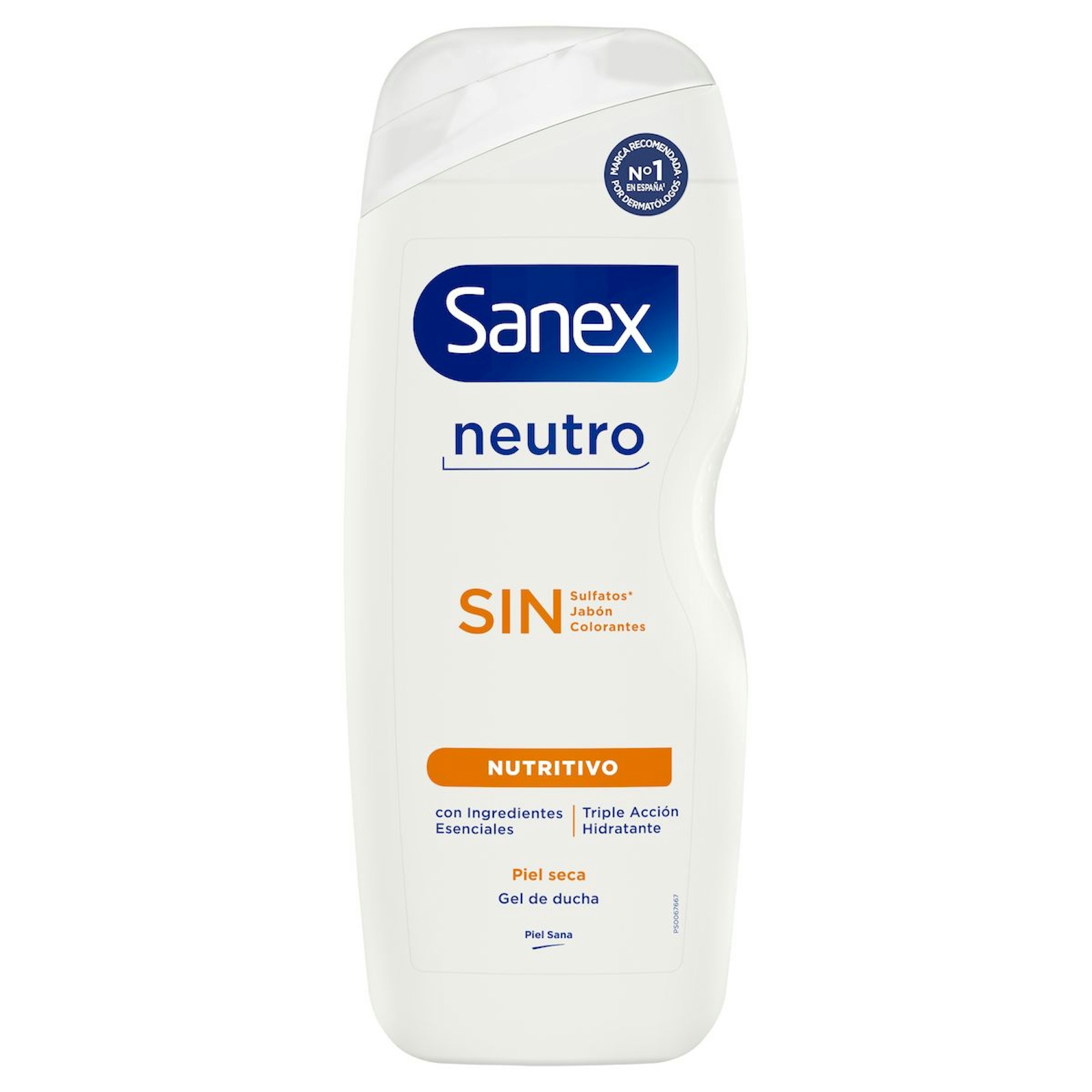 Gel Sanex zero% piel seca 600ml