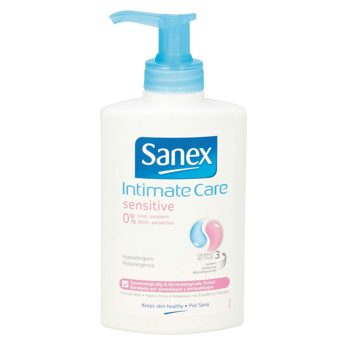 Gel de higiene íntima SANEX sensitive dosificador 250 ml