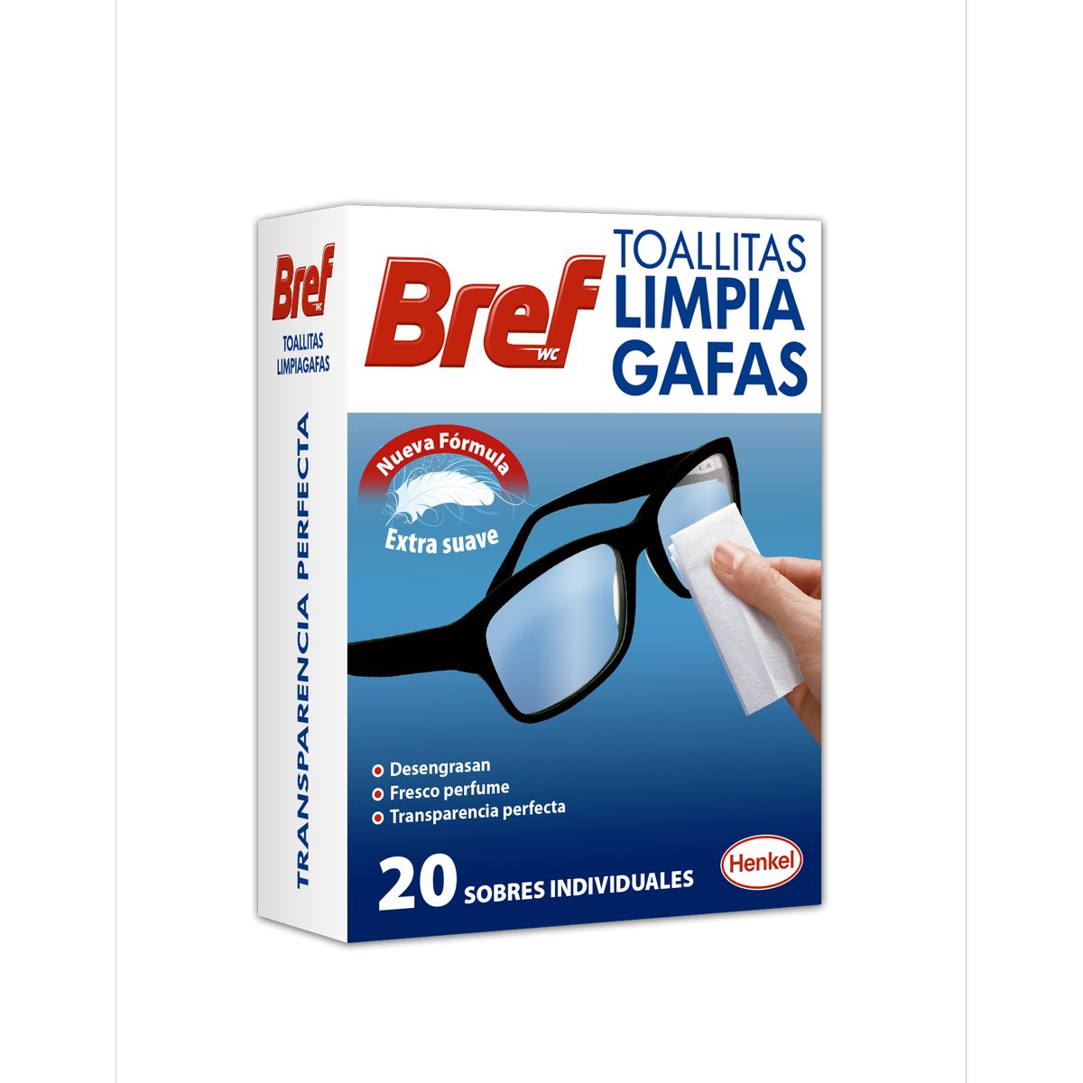Imagen de Toallitas Limpia Gafas Bref 20 Uds