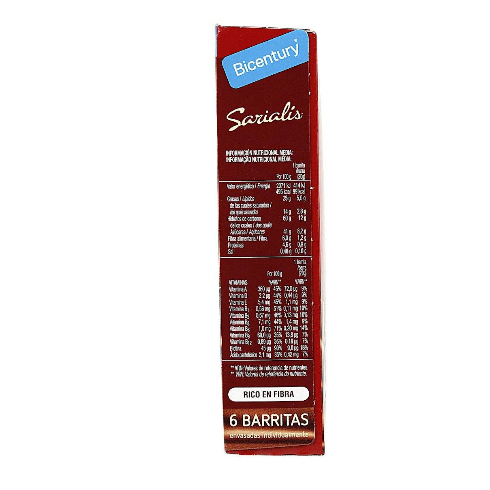 Snack Chocolate Con Leche Bicentury 120 Gr
