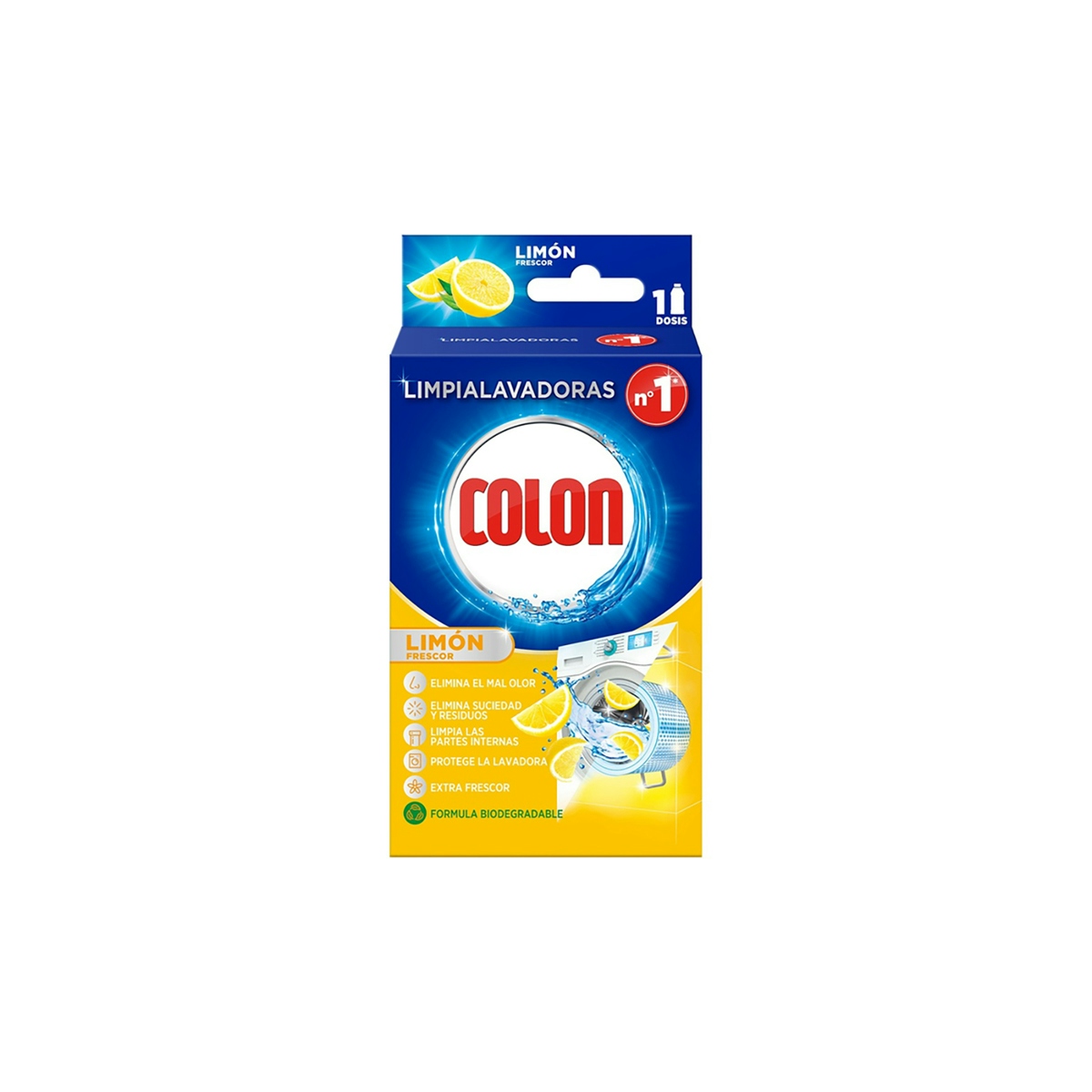 Imagen de Limpia Lavadoras Aroma Limón Colon Botella 250Ml