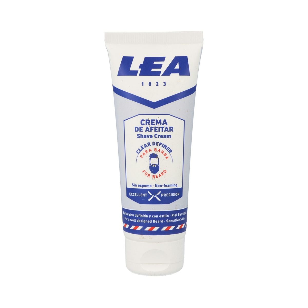 crema de afeitar clear definer LEA formato viaje tubo 75 ml