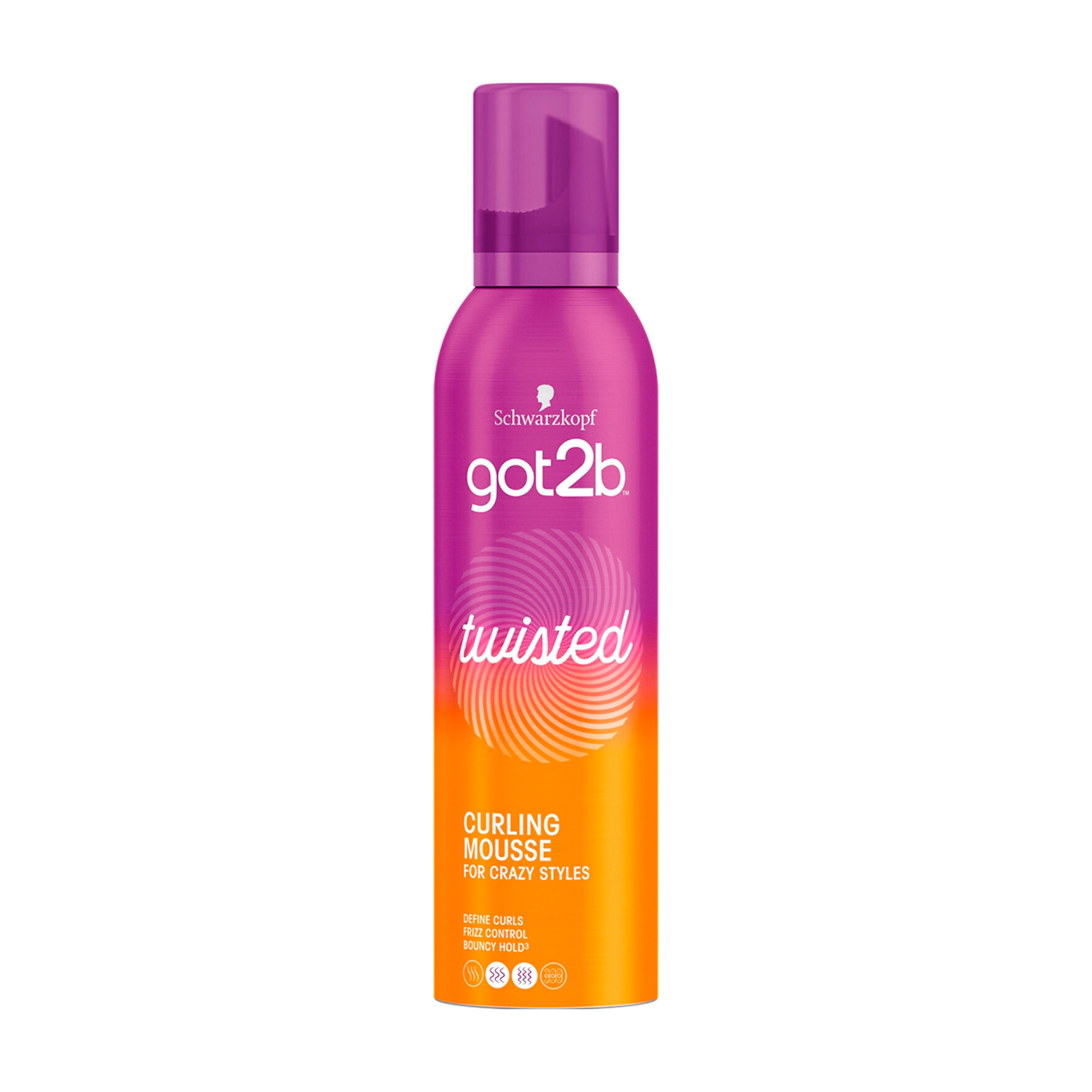 Espuma Fijadora Twisted Rizos Perfectos Got2B 250Ml 0