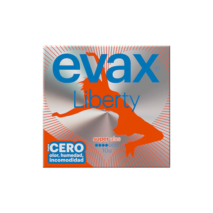Compresas Con Alas Liberty Super Evax 10 Uds
