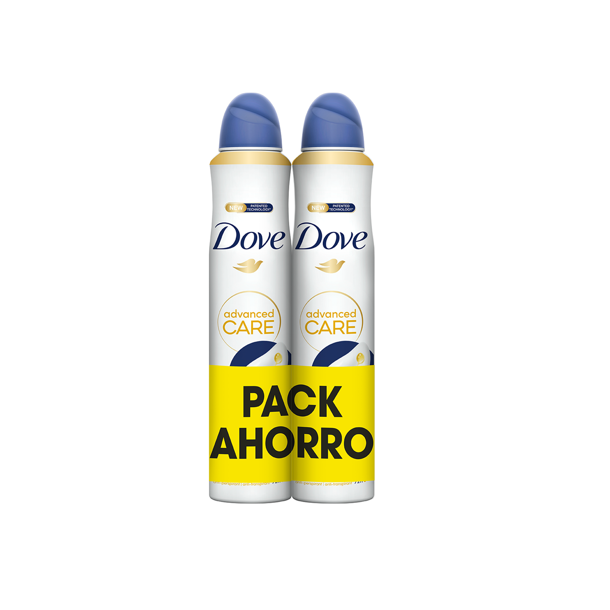 Desodorante Spray Original Advanced Care Dove 2 X 200 Ml