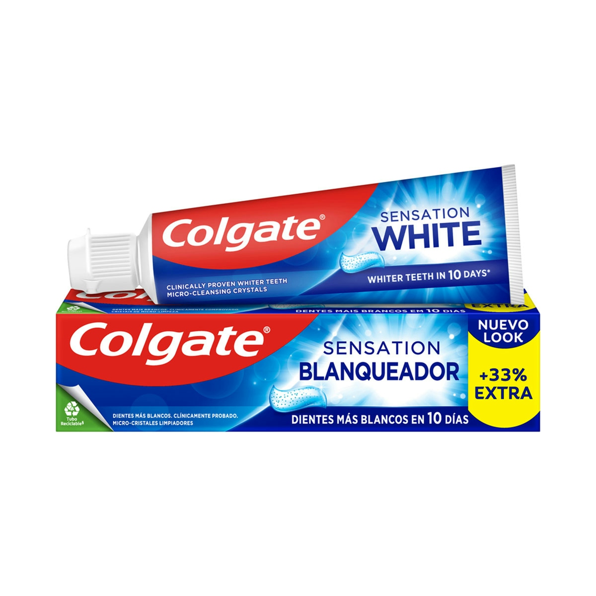 Pasta de dientes Colgate Sensation Blanqueador, dientes más blancos 100ml