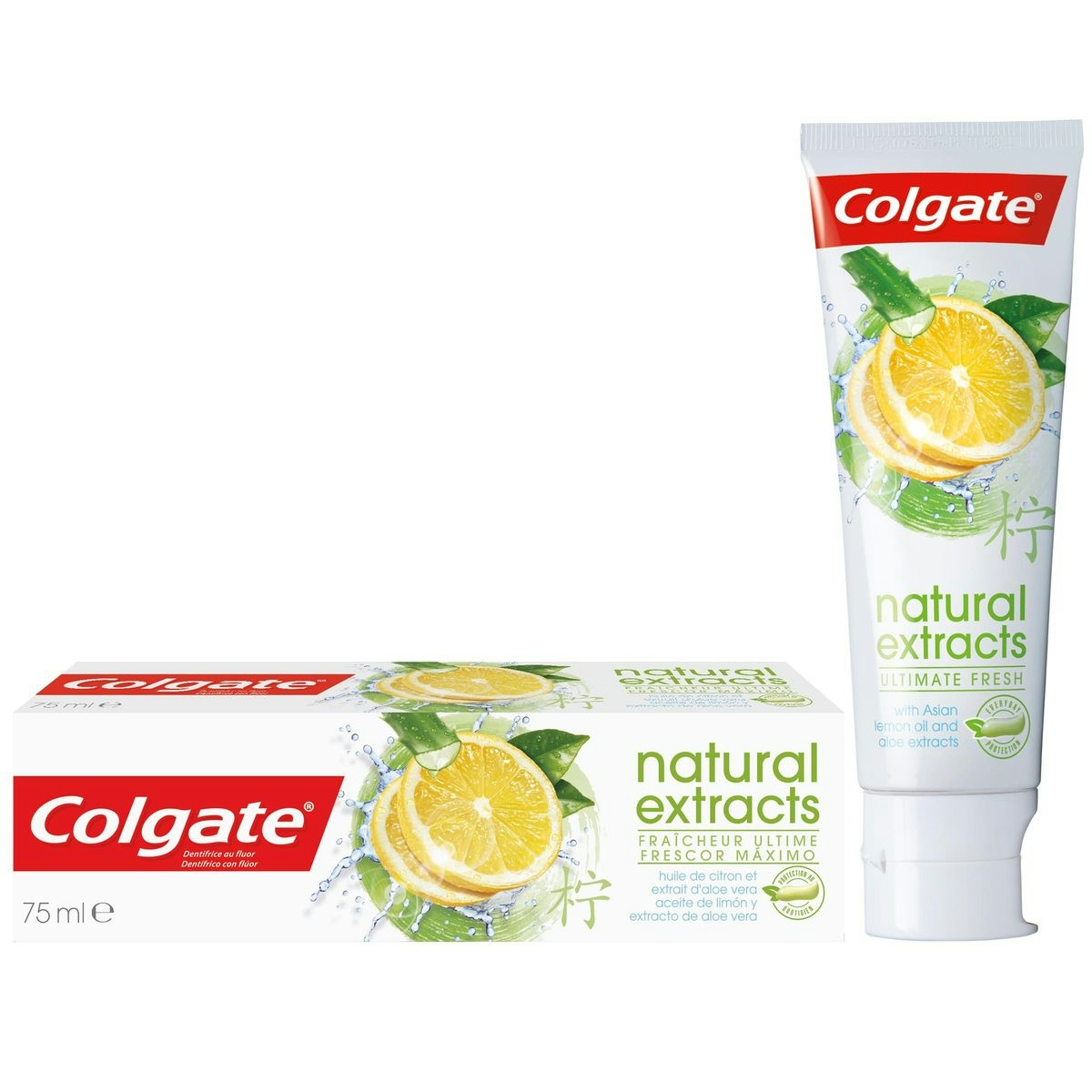 Pasta dentífrica COLGATE natural extracts limón tubo 75 ml