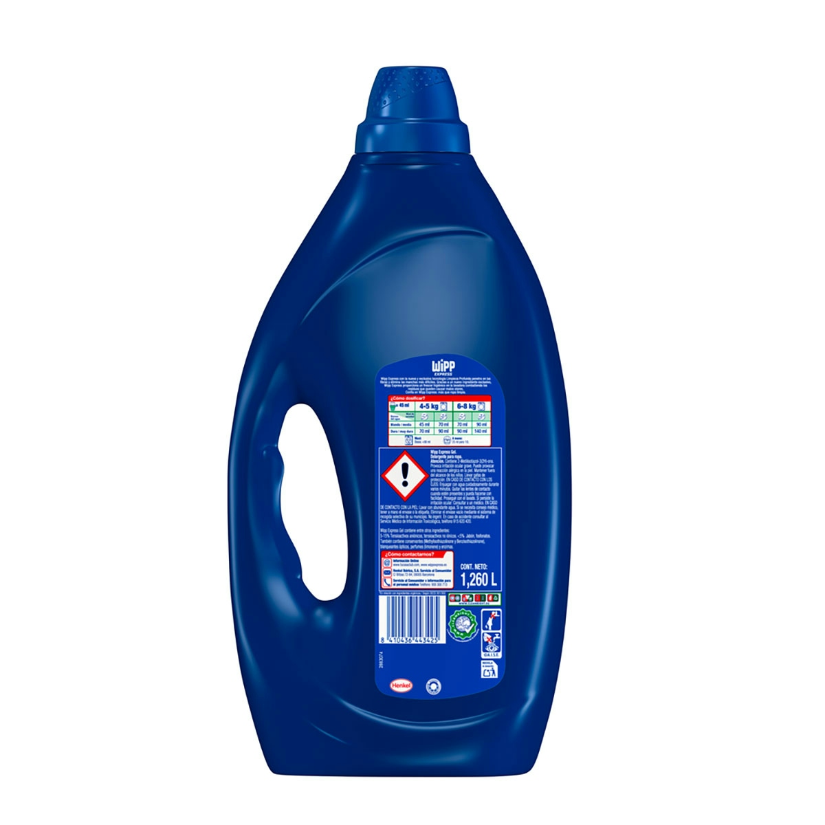 Detergente Gel Azul Wipp Express 28Lav