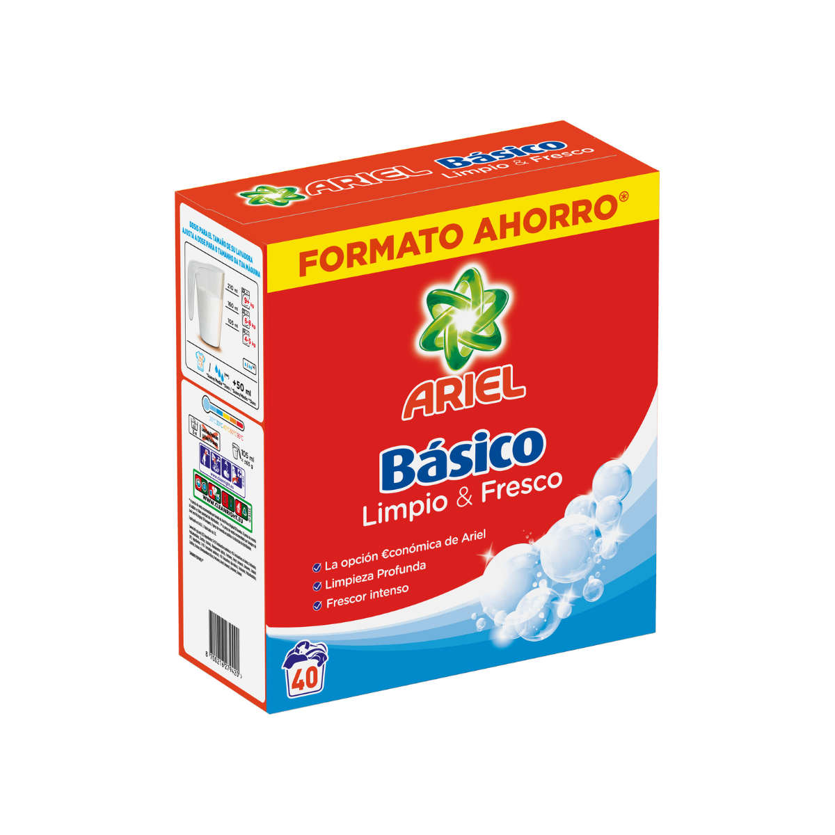 Imagen de Detergente En Polvo Básico Ariel 40 Lv