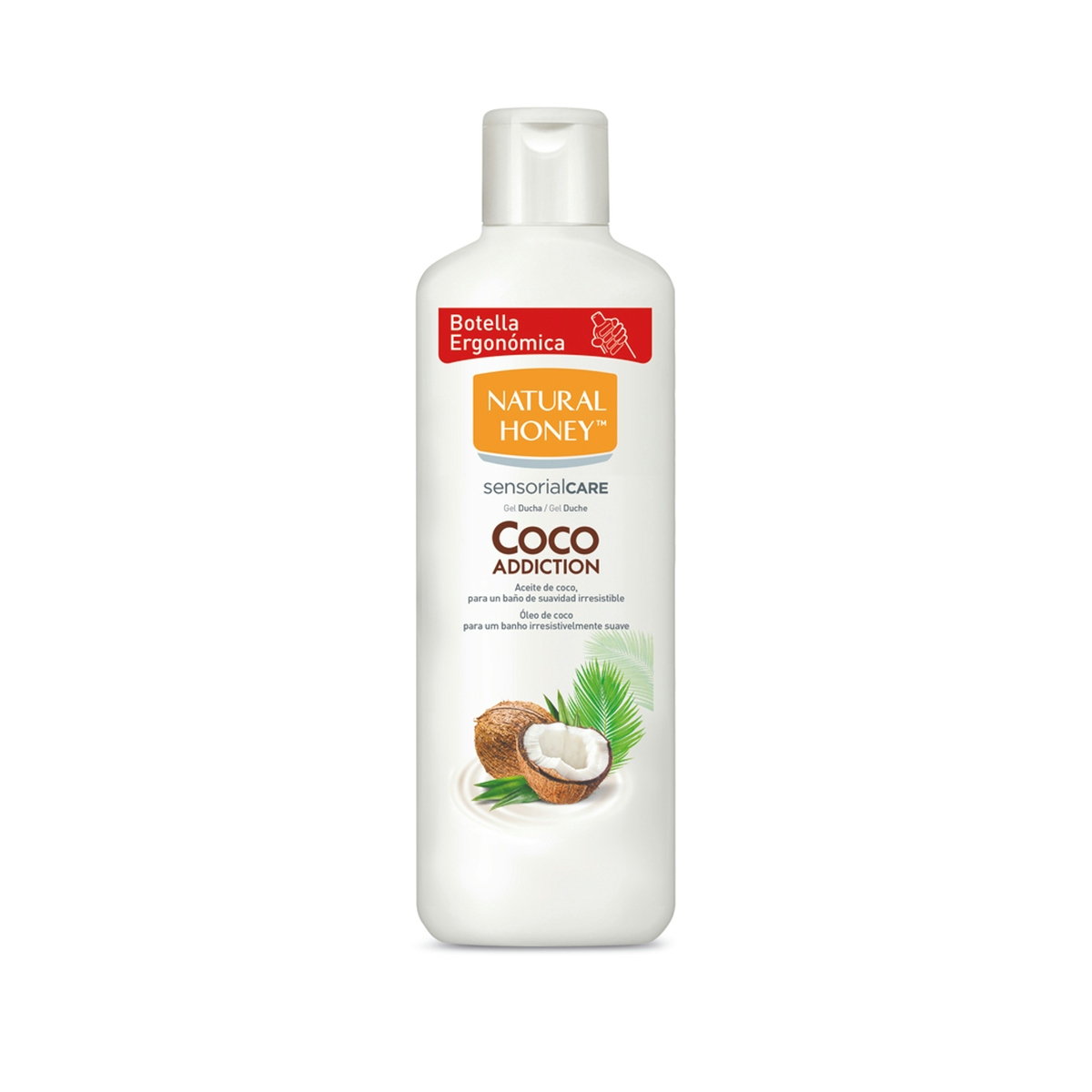 Gel de ducha NATURAL HONEY coco addition 600 ml