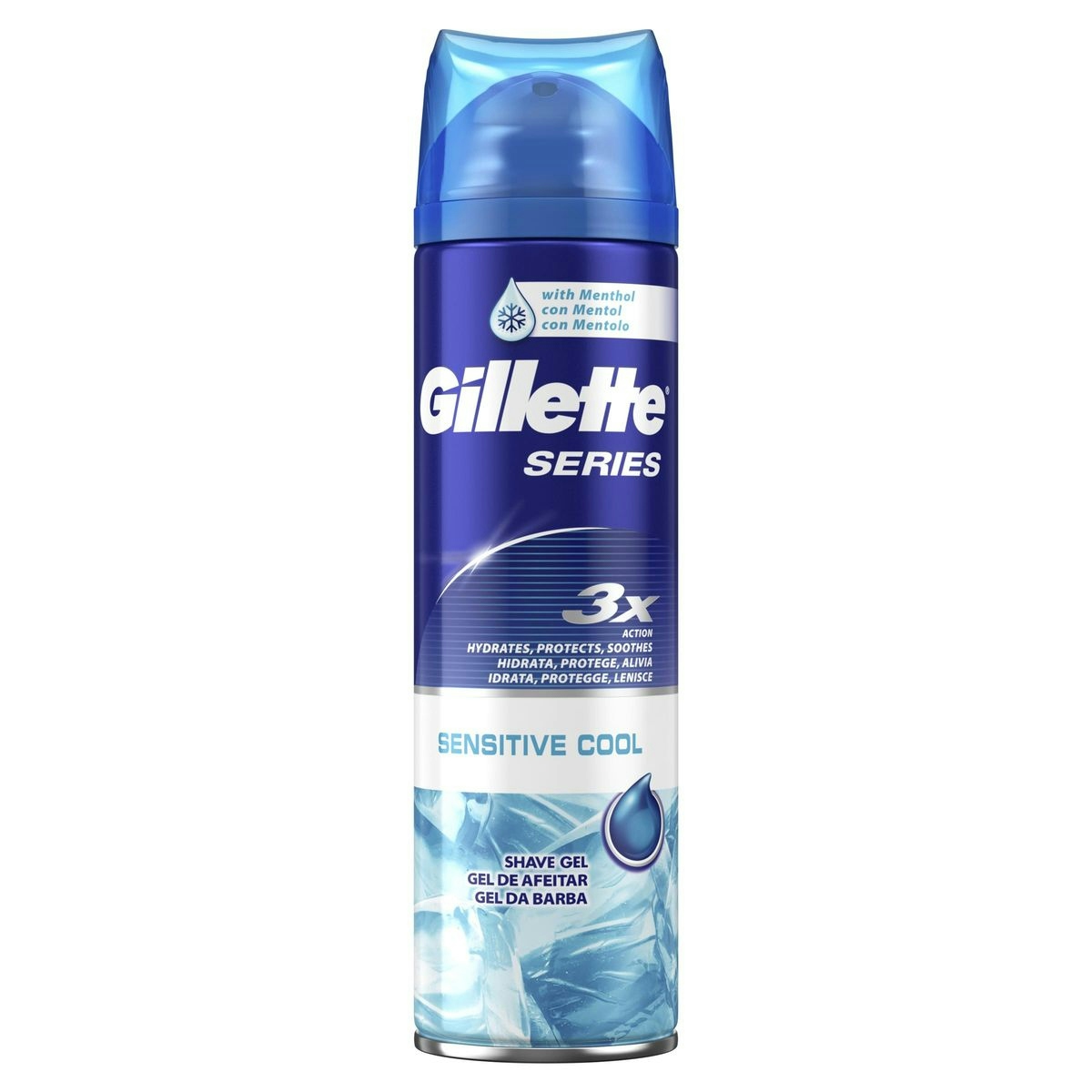 Gel de afeitar GILLETTE sensitive cool spray 200 ml