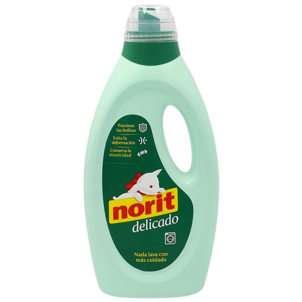 Detergente máquina NORIT líquido delicado botella 40 lv