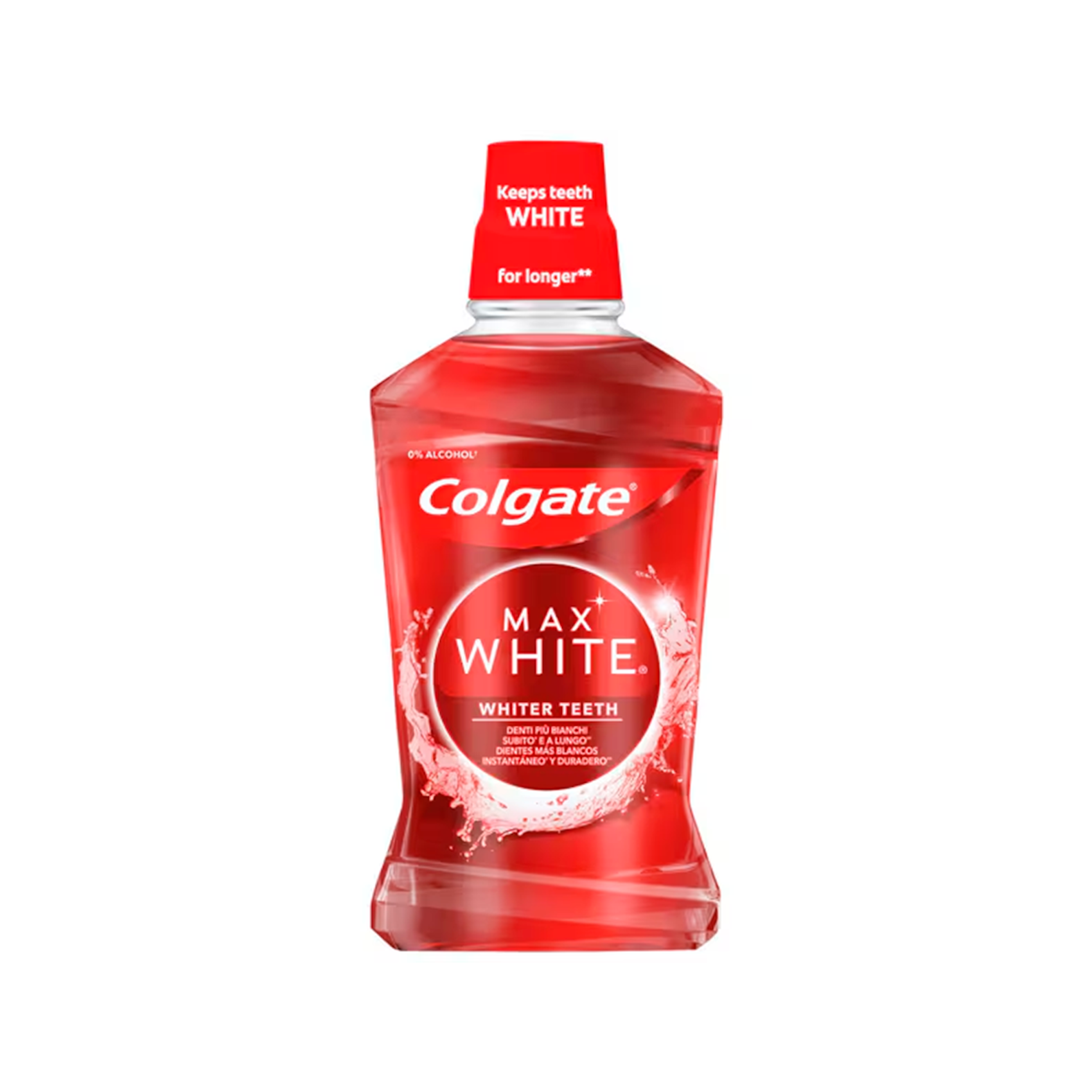 Enjuague bucal blanqueador Colgate Max White Expert, dientes blancos 500ml 0