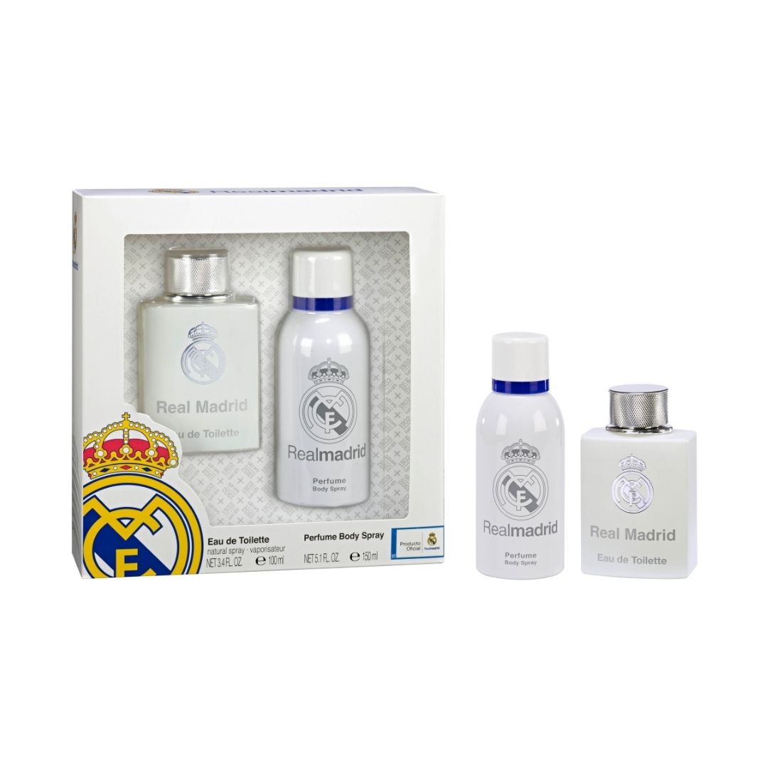 Real Madrid Colonia para hombre con vaporizador en spray 100 ml